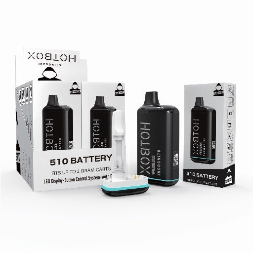 Incognito HotBox 510 Vape Battery: The Discreet and Powerful Companion Incognito Vapes Incognito HotBox 510 Vape Battery: The Discreet and Powerful Companion Incognito Vapes
