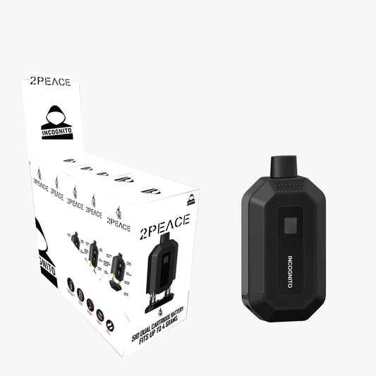 Incognito 2Peace 510 Dual Vape Cart Battery 5CT