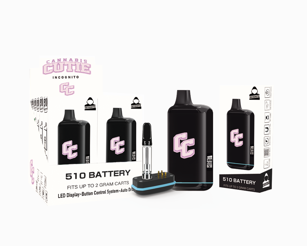Cannabis Cutie X Incognito HotBox 510 Vape Cartridge Battery