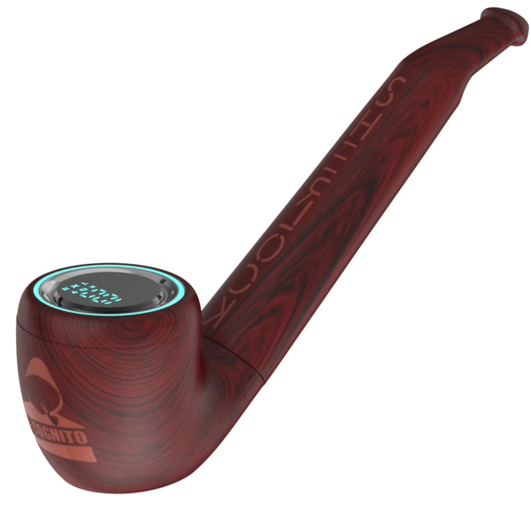 Sherlock Stones 510 Vape Cart Battery - Cherry Wood