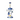 Glass Guru Waterpipe 10" Recycler Air Bubble Perc